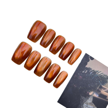 Removable Artificial Nail Stickers with Decorative Patterns
