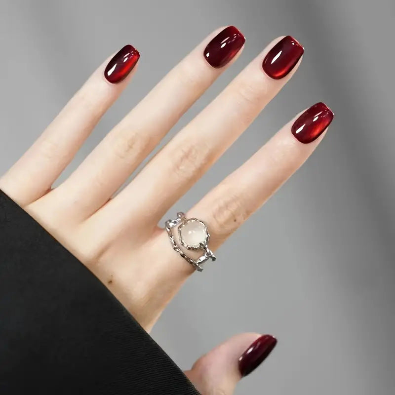 Removable Cat Eye False Nails