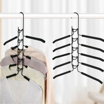 Removable foam layered clothes hanger