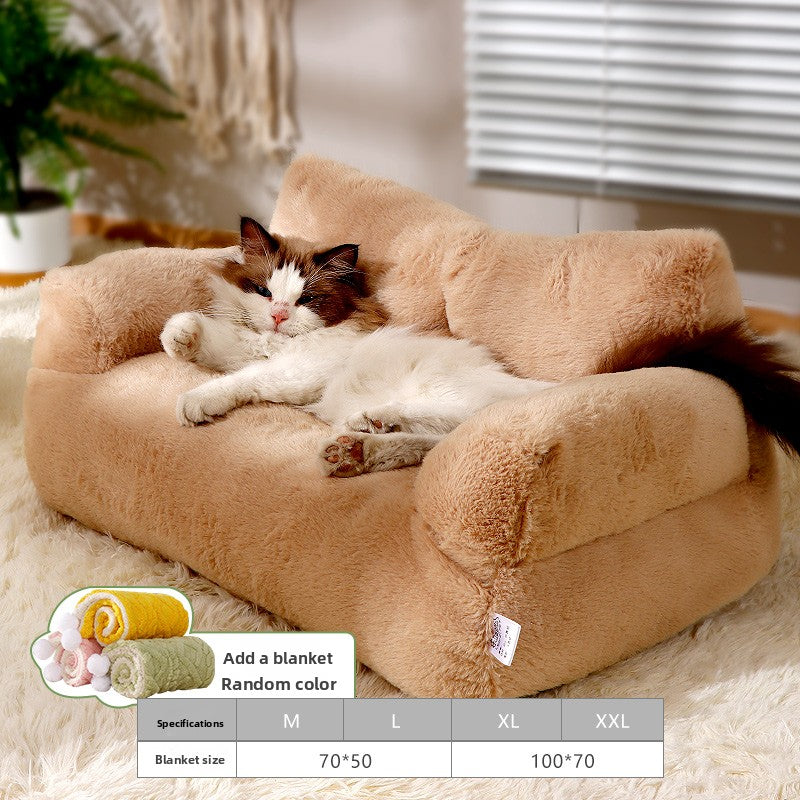 Removable Washable Cat Dog Pet Bed
