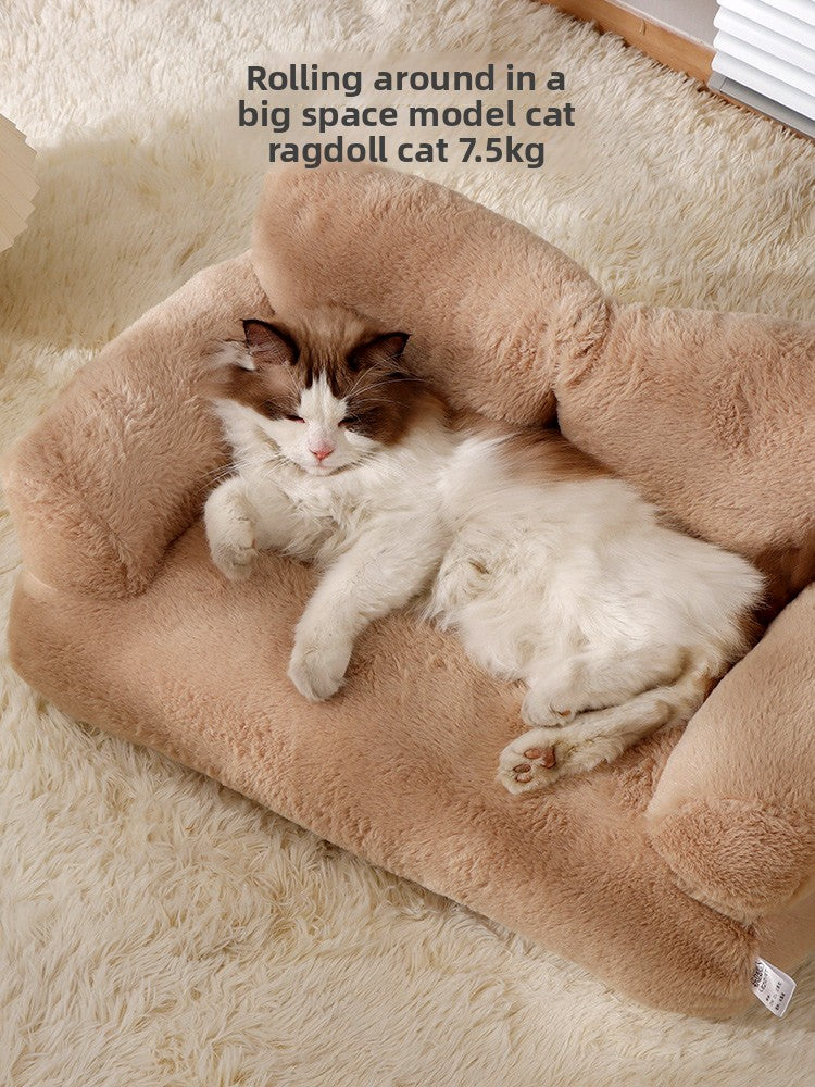Removable Washable Cat Dog Pet Bed