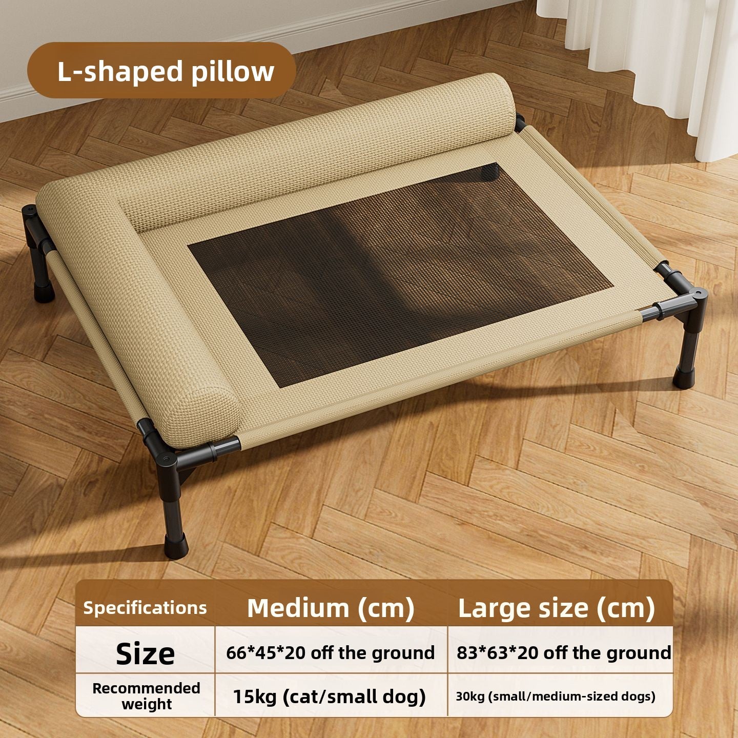 Removable Washable Dog Camp Bed
