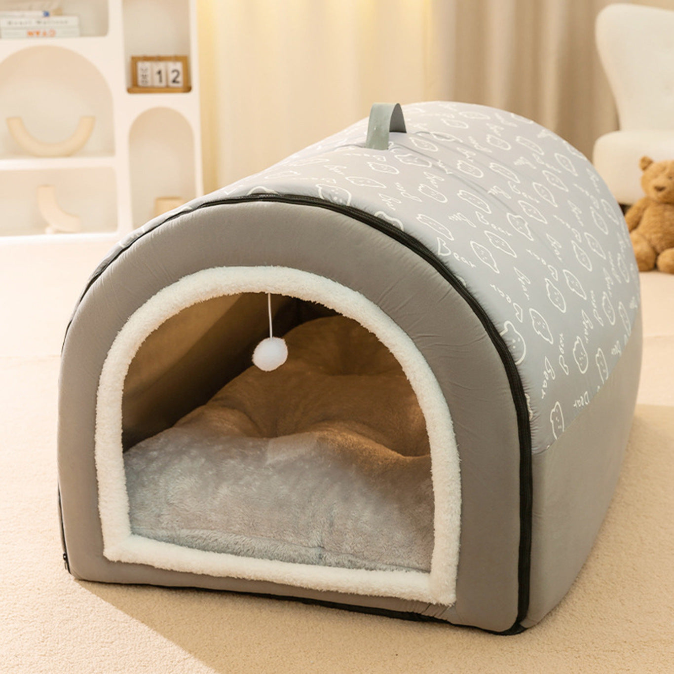 Removable Washable Dog House Pet Bed
