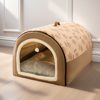 Removable Washable Dog House Pet Bed