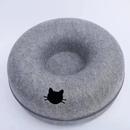 Removable Washable Felt Cat Bed
