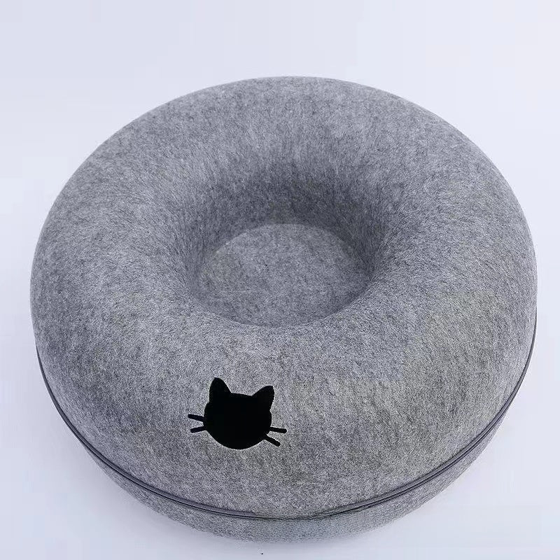 Removable Washable Felt Cat Bed
