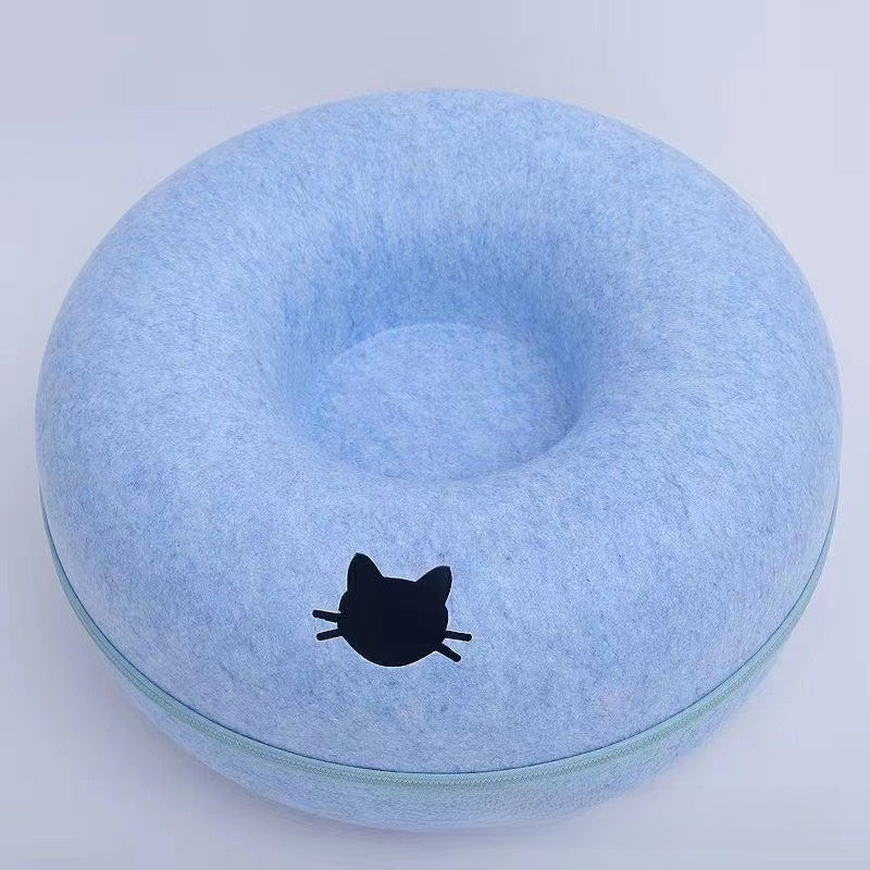 Removable Washable Felt Cat Bed