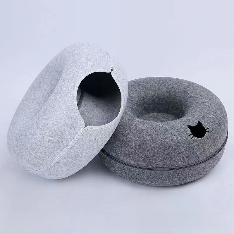 Removable Washable Felt Cat Bed