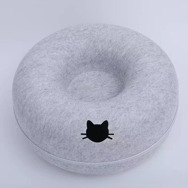 Removable Washable Felt Cat Bed