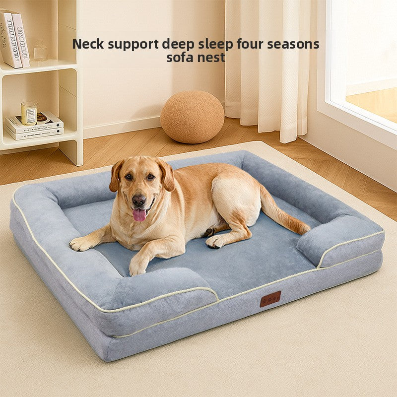 Removable Washable Memory Foam Pet Sofa Bed