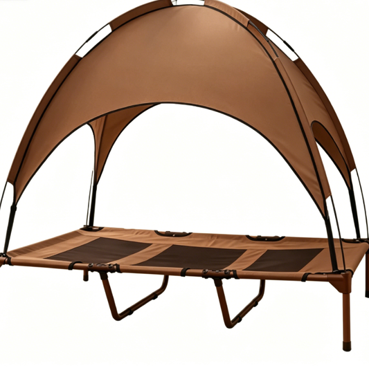 Removable Washable Pet Dog Camp Bed with Tent