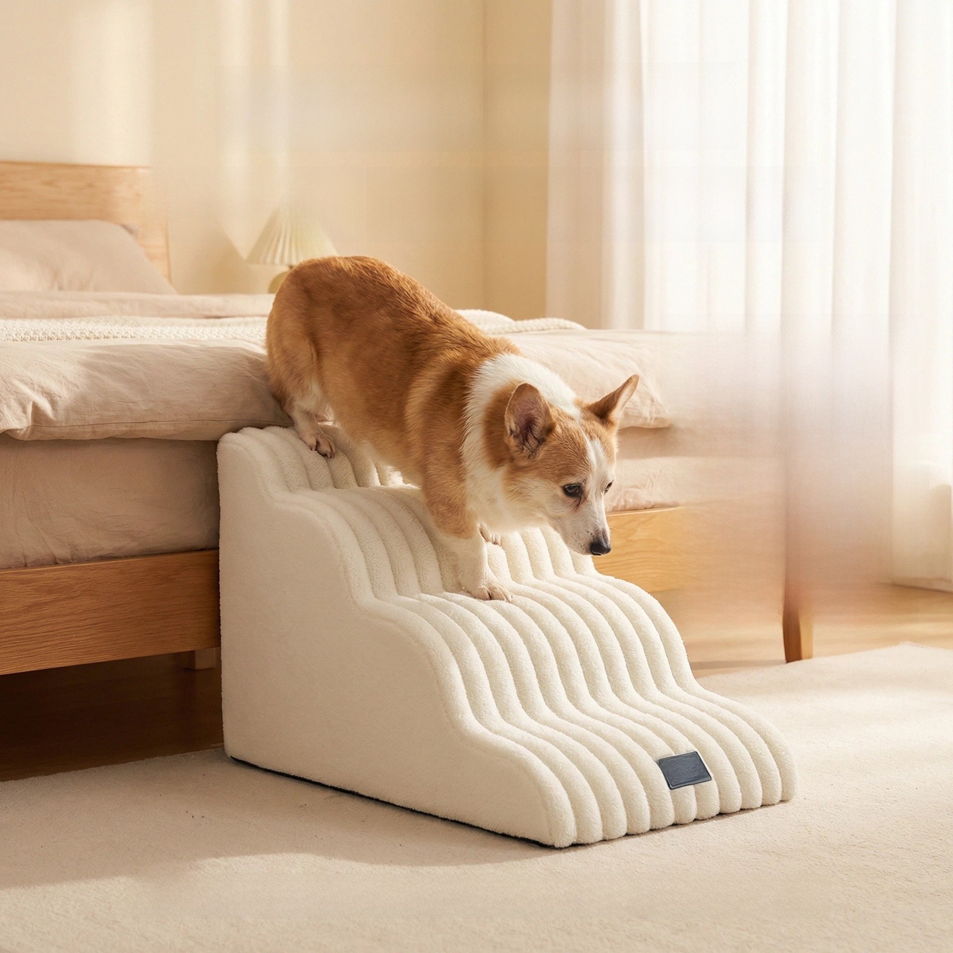 Removable Washable Pet Stairs Anti-Slip Sofa Ladder