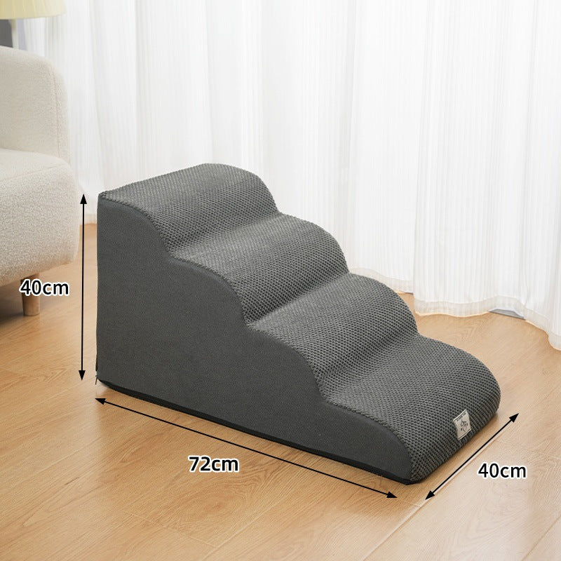 Removable Washable Pet Stairs Non-Slip Dog Bed Steps