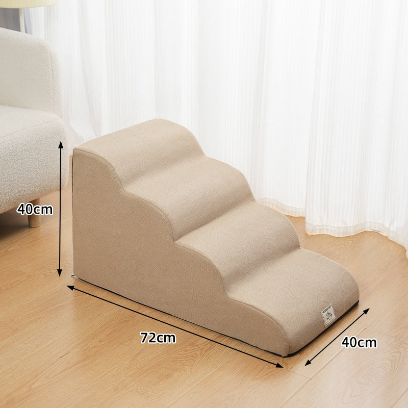 Removable Washable Pet Stairs Non-Slip Dog Bed Steps