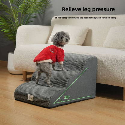 Removable Washable Pet Stairs Non-Slip Dog Bed Steps