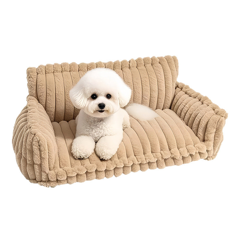 Removable Washable Plush Pet Bed