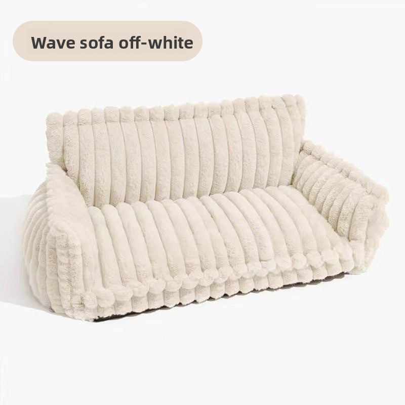 Removable Washable Plush Pet Bed