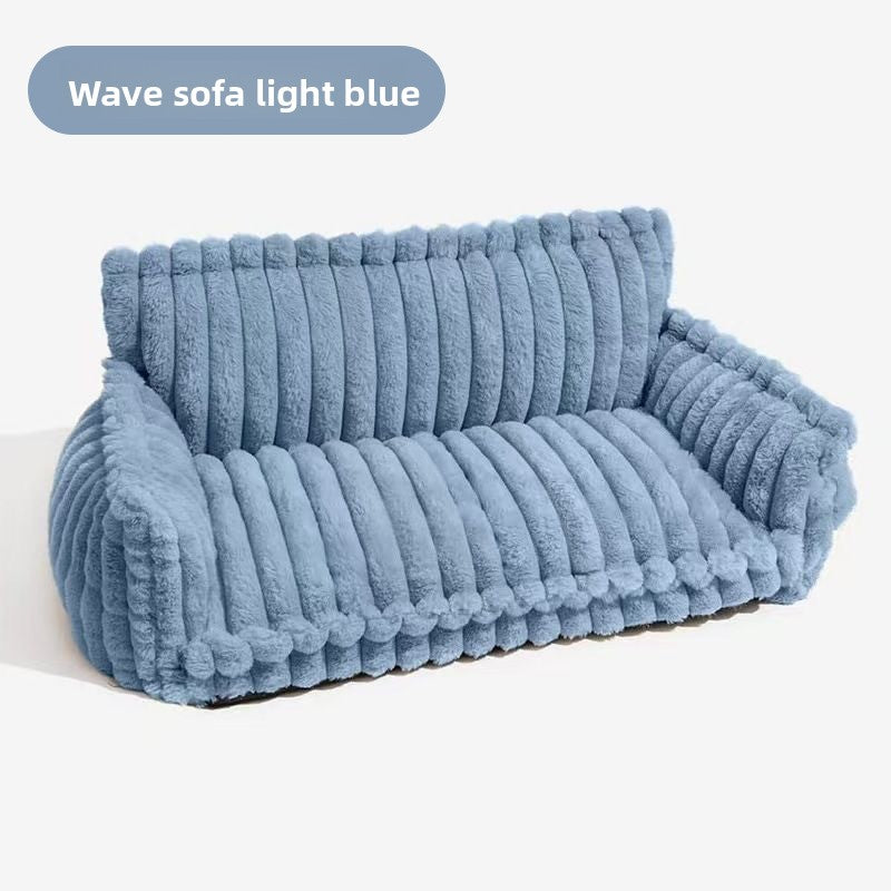 Removable Washable Plush Pet Bed