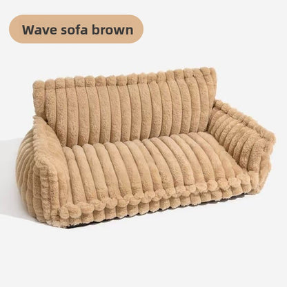 Removable Washable Plush Pet Bed