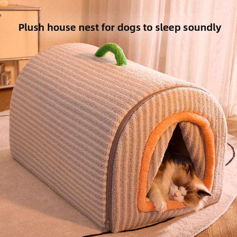 Removable Washable Warm Pet Nest for Cats and Dogs