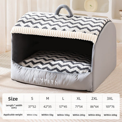 Removable Washable Warm Pet Nest for Cats and Dogs
