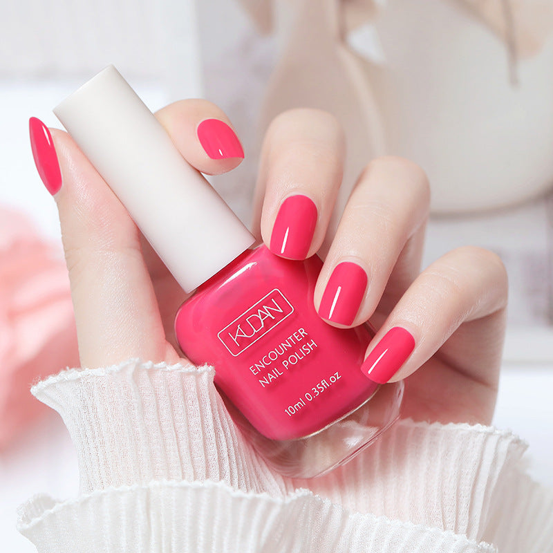 Removable water-based nail polish