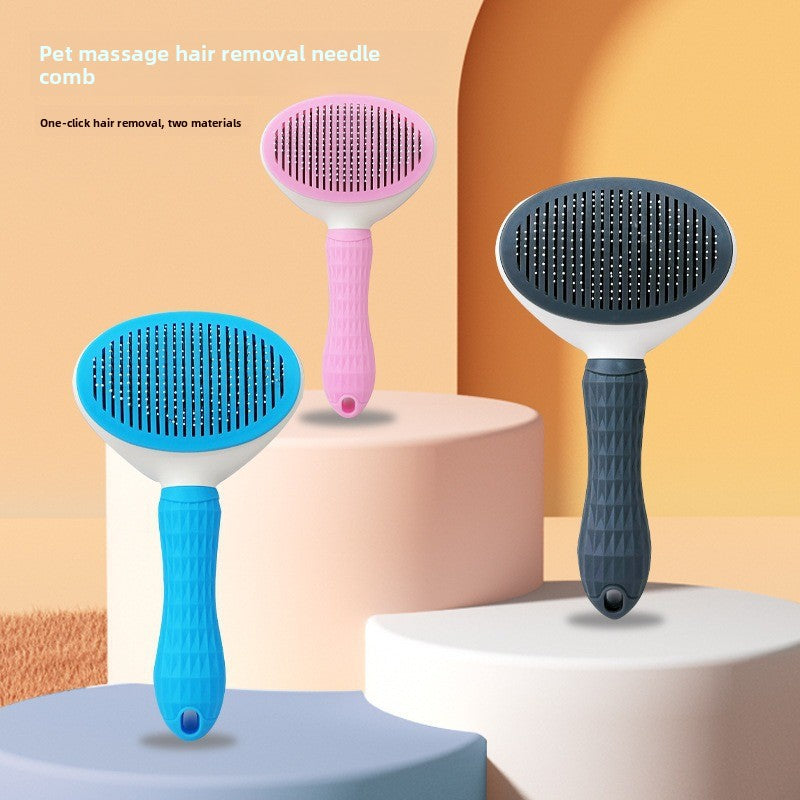 Remove loose hairs with a comb.