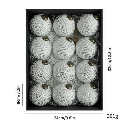 Renaissance-style Christmas ball decoration