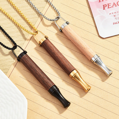 Replaceable Flavor Smoking Cessation Necklace Inhaler