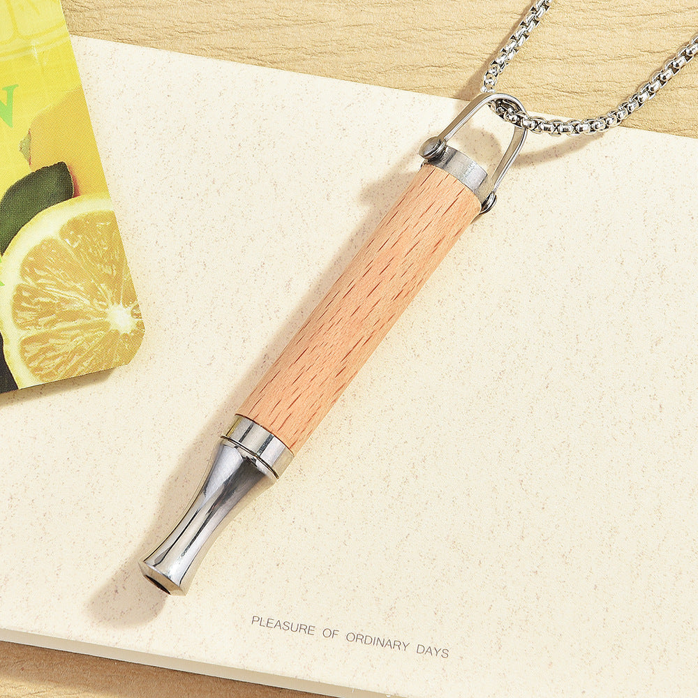 Replaceable Flavor Smoking Cessation Necklace Inhaler