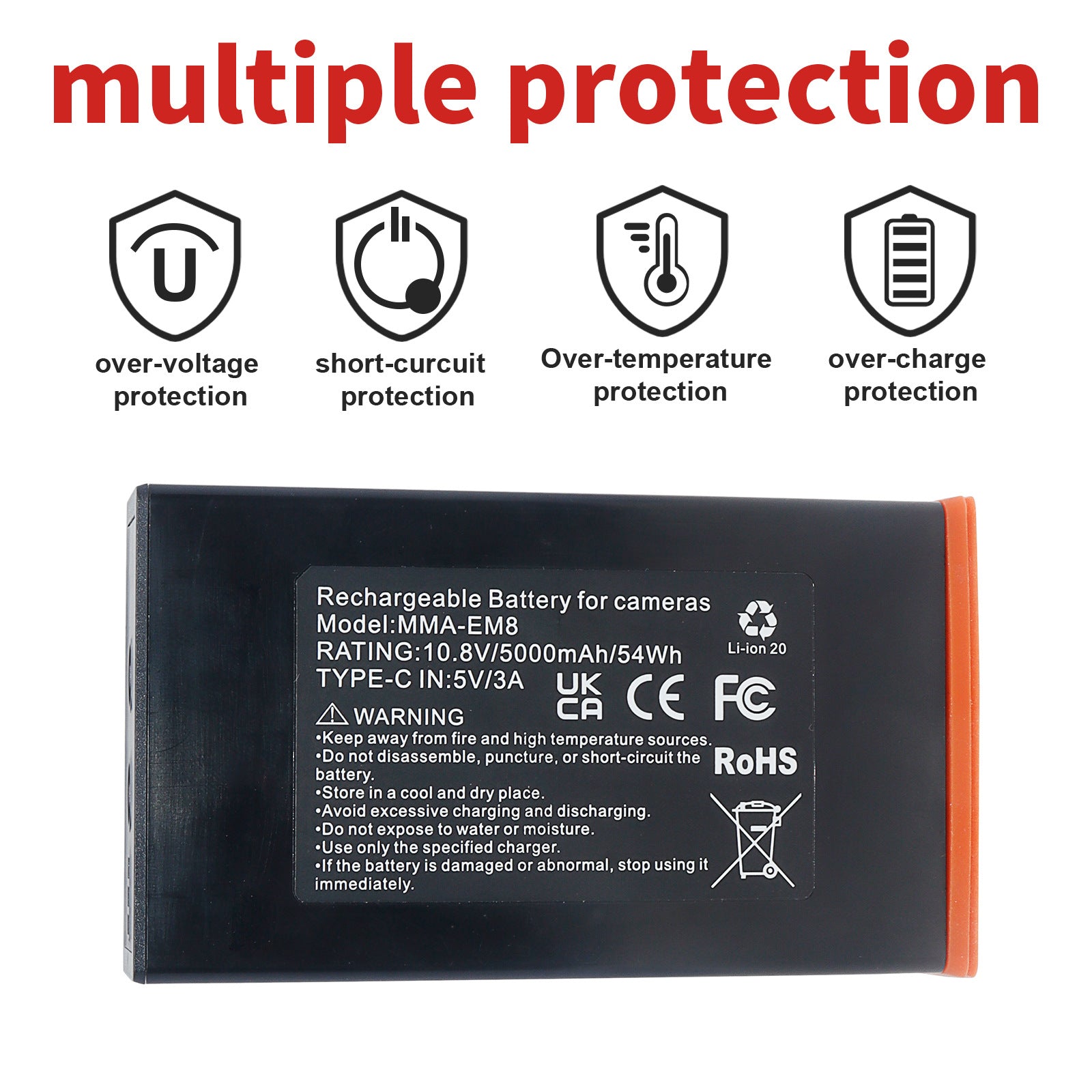 Replacement Lithium Battery for Moultrie Trail Cameras