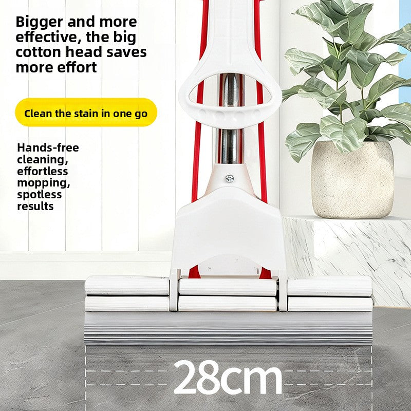 Replacement Sponge Mop Head with Roller Squeezer
