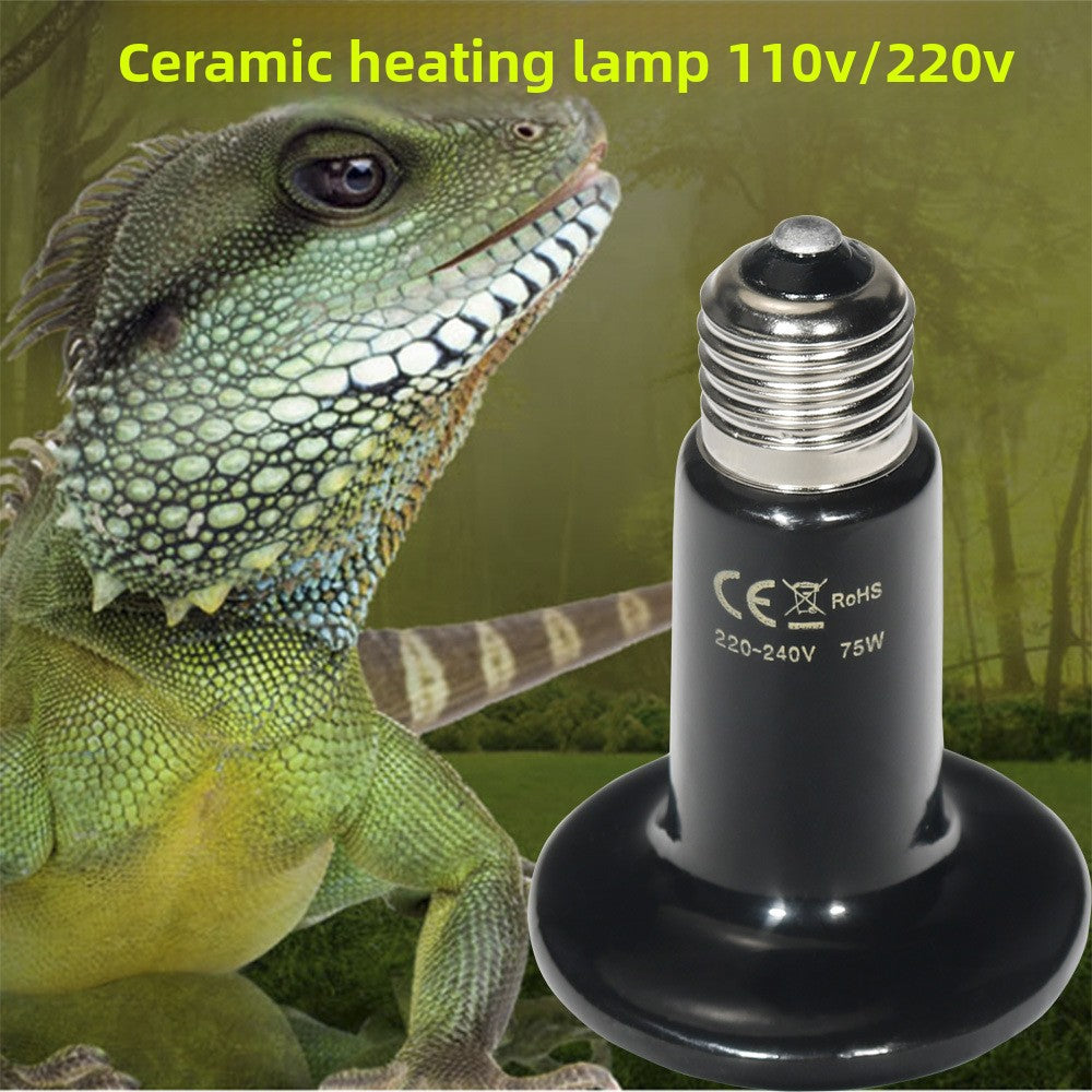 Reptile heating lamp