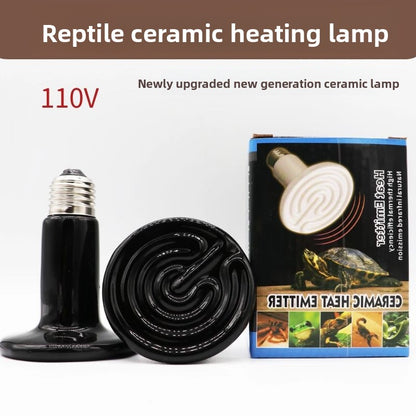 Reptile heating lamp