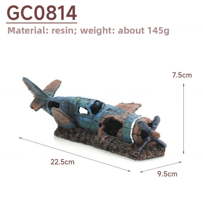 Resin aquarium ornament