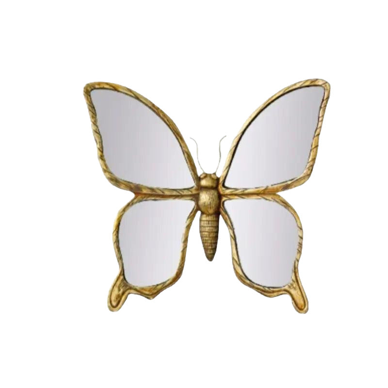 Resin butterfly mirror wall hanging