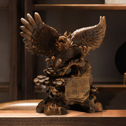 Resin Eagle Sculpture