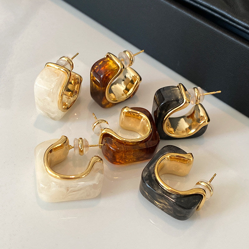 resin earrings