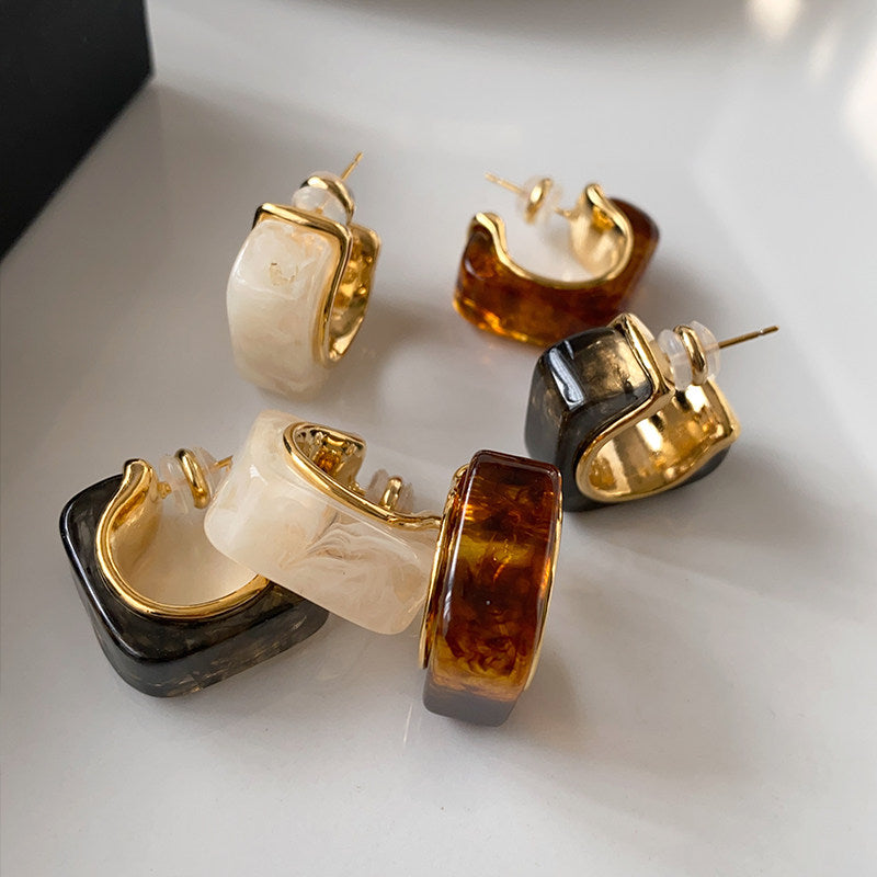 resin earrings