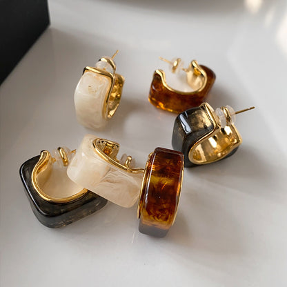 resin earrings