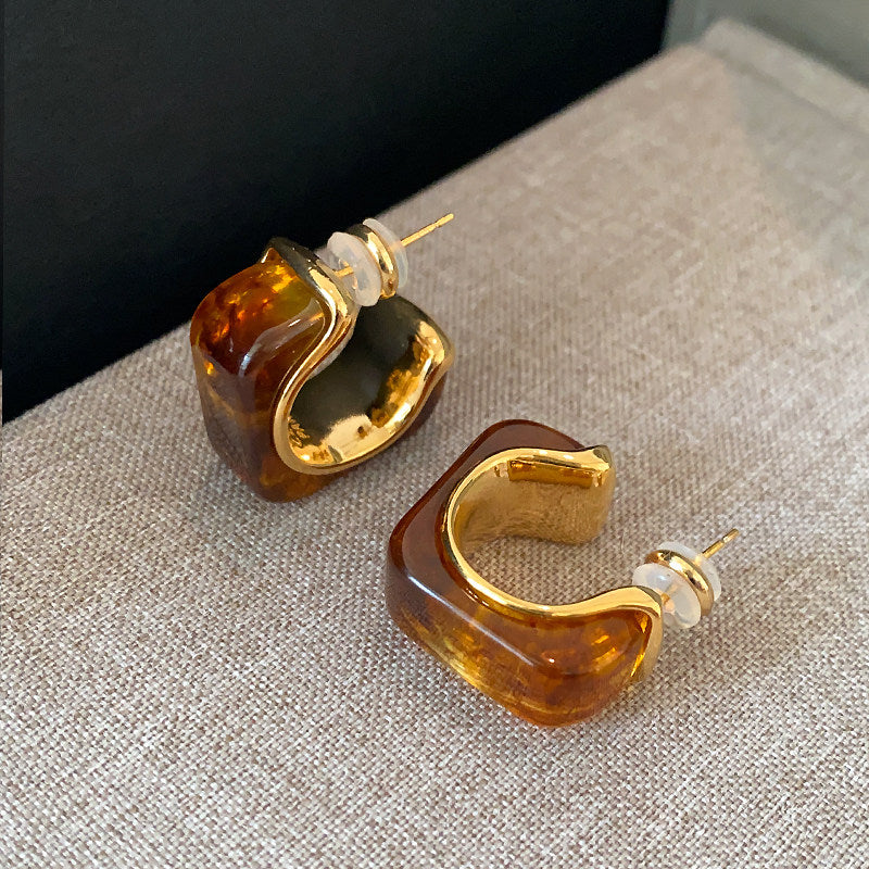 resin earrings