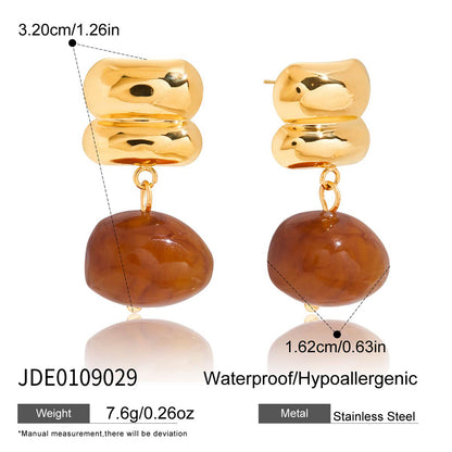 resin earrings