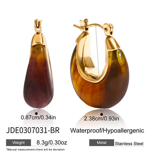 resin earrings