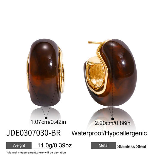 resin earrings