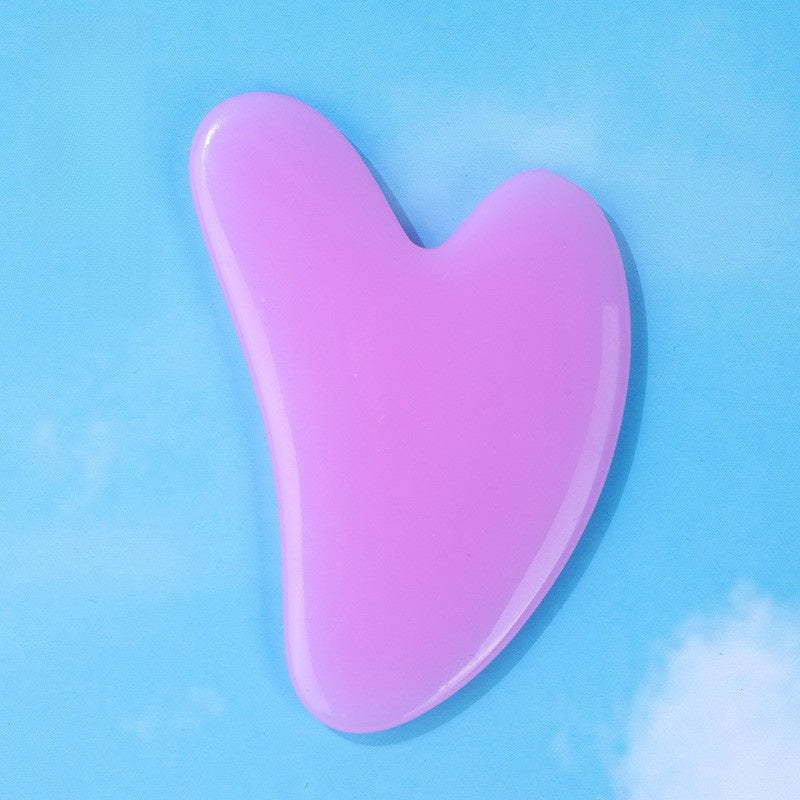 Resin facial scraping board