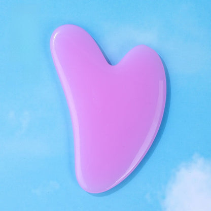 Resin facial scraping board