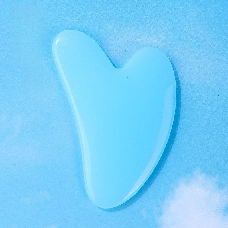 Resin facial scraping board