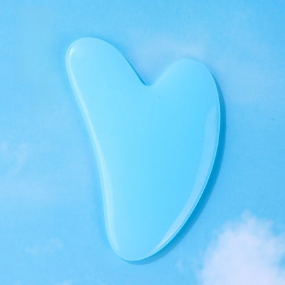 Resin facial scraping board