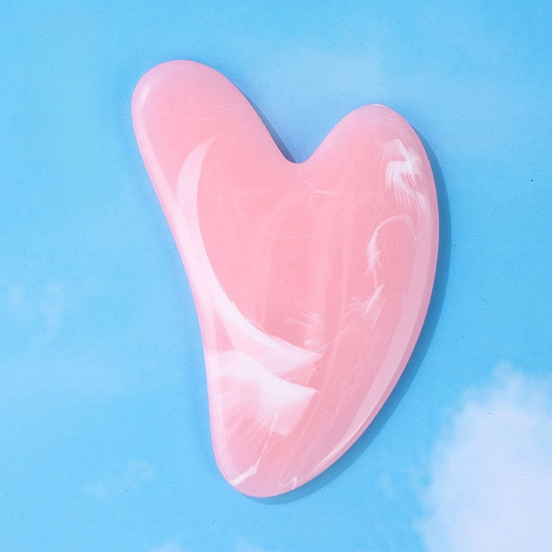 Resin facial scraping board