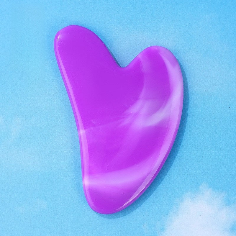 Resin facial scraping board